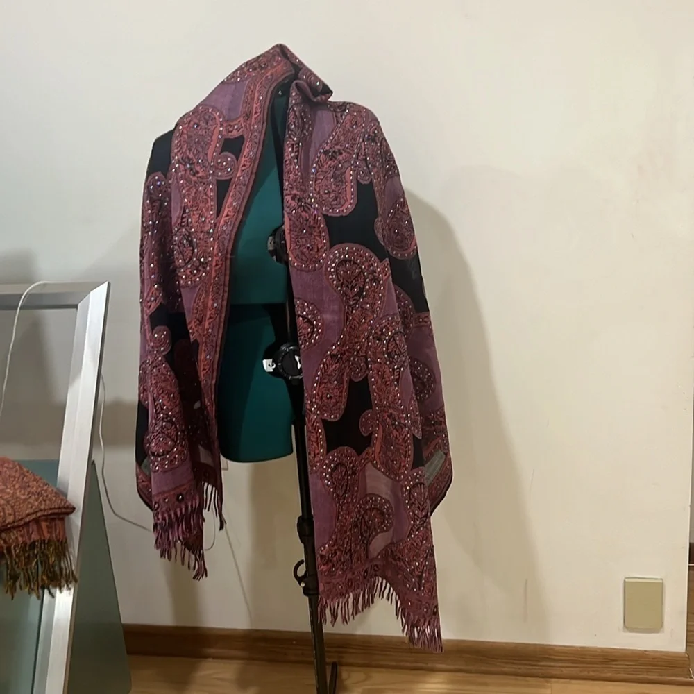 Embellished sequin Scarf/Shawl
